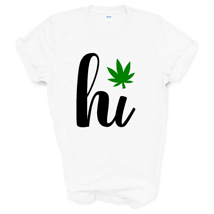 Unisex T-Shirt Hallo Grasblatt